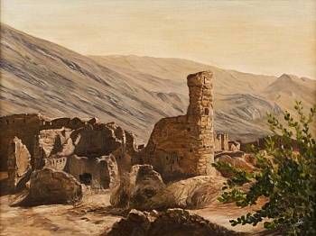 Руины в деревне Тануф